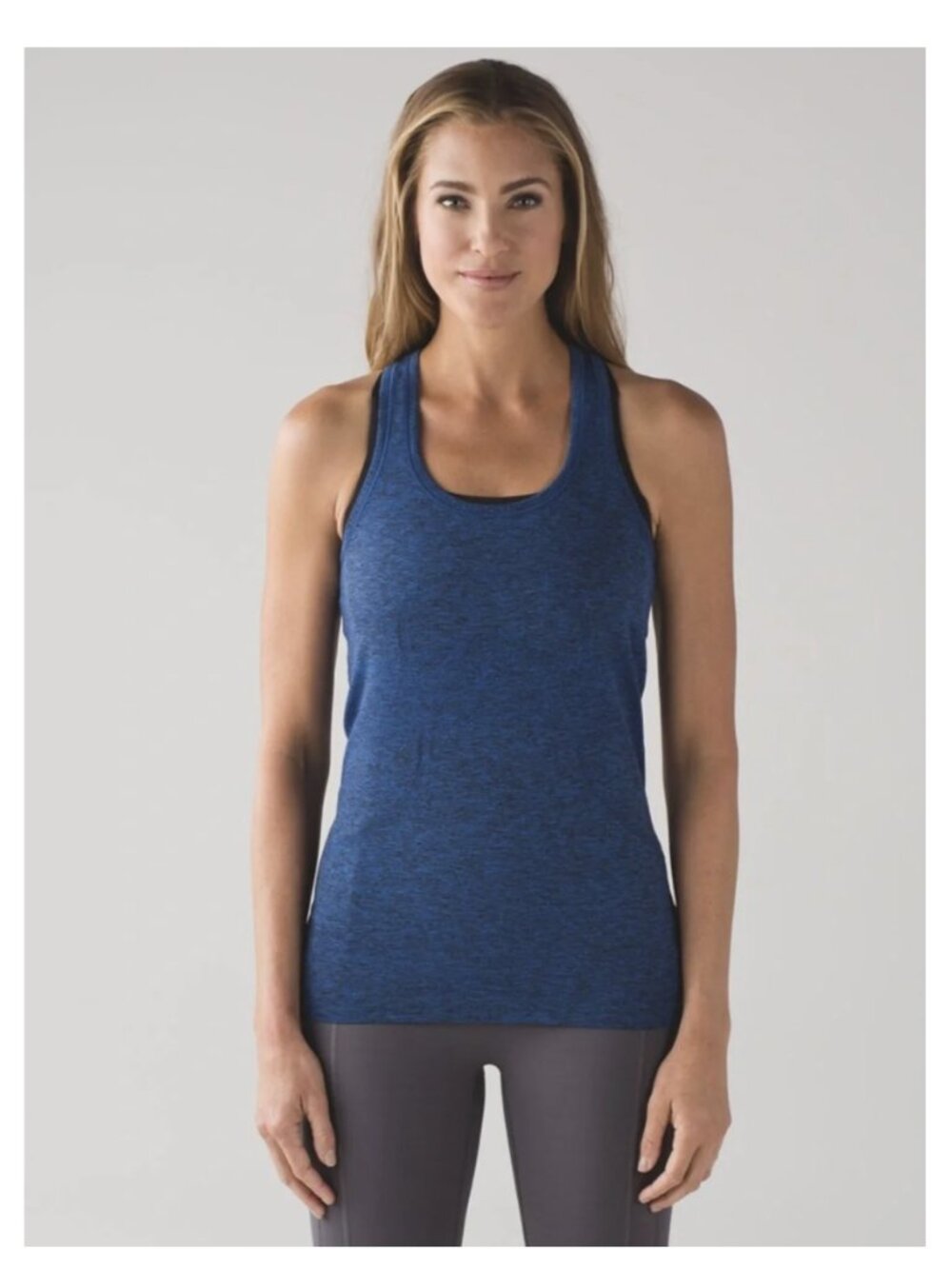 Lululemon Run Swiftly Tech Racerback Tank (Blue/Black)